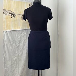 Tommy Hilfiger Navy Pencil Skirt